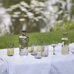 Paveau Swirl Longdrink Glas 2stk Moss