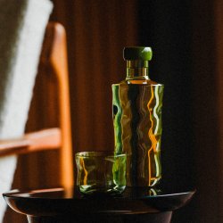 Paveau Swirl Small Tumbler Glas 2stk Moss