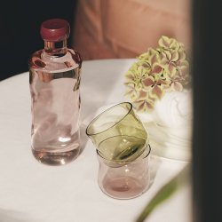 Paveau Swirl Small Tumbler Glas 2stk Moss