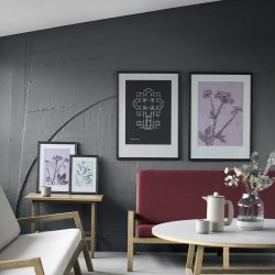 Pernille Folcarelli Groundelder Violet 30x40 cm