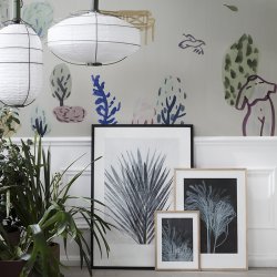 Pernille Folcarelli Silvergrass 2 Midnight Blue 30x40 cm