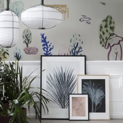 Pernille Folcarelli Silvergrass Midnight Blue 50x70 cm