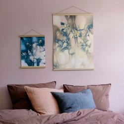 Pernille Folcarelli Columbine 2 Peach/Blue 30x40 cm