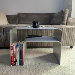 Rau Studio BALU_02 Sofabord 60cm Aluminium