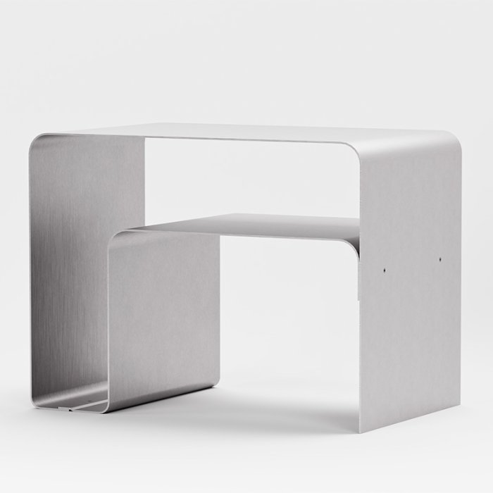 Rau Studio BALU_02 Sofabord 60cm Aluminium