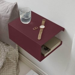 ReCollector BoxShelf Maroon Red