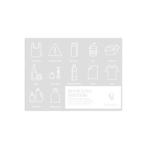 ReCollector Klisterm�rker til Affaldsbokse Hvid