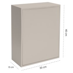 ReCollector Recycling Box Silver Cloud Grey