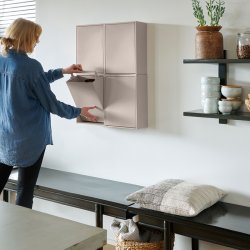 ReCollector Recycling Box Silver Cloud Grey