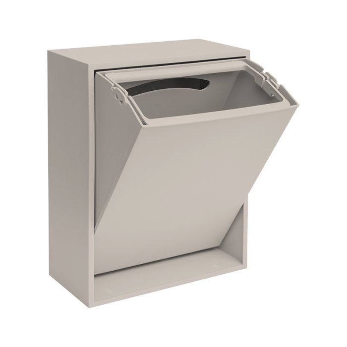 ReCollector Recycling Box Silver Cloud Grey