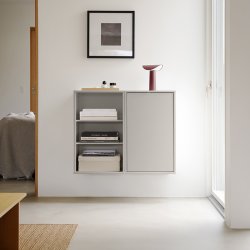 ReCollector WallCabinet Silver Cloud Grey