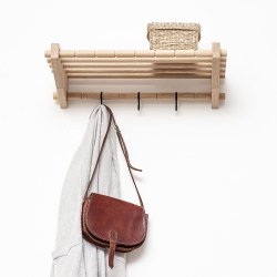 Roon &amp; Rahn Moodrack Hattehylde - Lys Eg - 52 cm