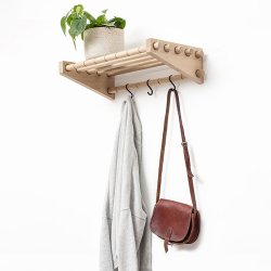 Roon &amp; Rahn Moodrack Hattehylde - Lys Eg - 52 cm