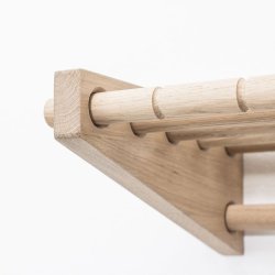 Roon &amp; Rahn Moodrack Hattehylde - Lys Eg - 52 cm