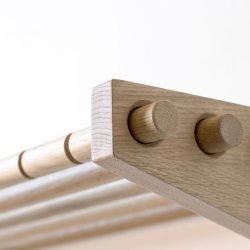 Roon &amp; Rahn Moodrack Hattehylde - Lys Eg - 52 cm