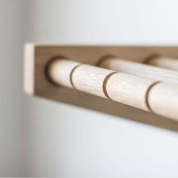 Roon &amp; Rahn Moodrack Hattehylde - Lys Eg - 52 cm