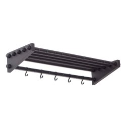 Roon &amp; Rahn Moodrack Hattehylde - Sort - 78 cm