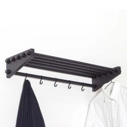 Roon &amp; Rahn Moodrack Hattehylde - Sort - 78 cm