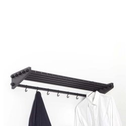 Roon &amp; Rahn Moodrack Hattehylde - Sort - 98 cm