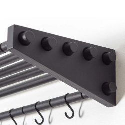 Roon &amp; Rahn Moodrack Hattehylde - Sort - 98 cm