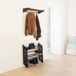 Roon &amp; Rahn Moodrack Hattehylde - Sort - 98 cm