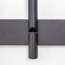 We Do Wood Reces Knagerkke - 48 cm - Sortlakeret Eg