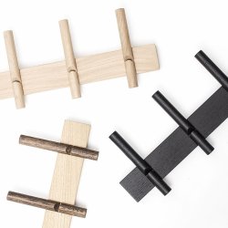 We Do Wood Reces Knagerkke - 48 cm - Sortlakeret Eg