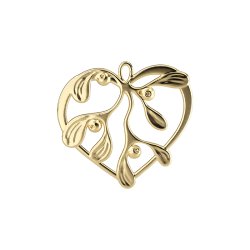 Rosendahl Karen Blixen Under the Mistletoe Forgyldt