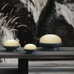 Rosendahl Soft Spot Solar Dots Lampe Forest Green 14,5 cm