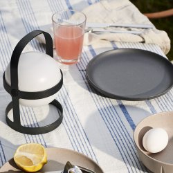 Rosendahl Soft Spot Solar Lampe H18,5 cm Sort