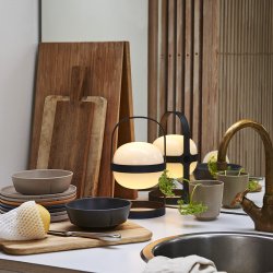 Rosendahl Soft Spot Solar Lampe H25 cm Sort