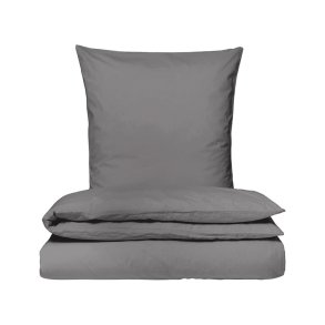 Sekan Sengetj Bomuldssatin Antracit 140x200 cm