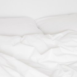 Sekan Sengetj Bomuldssatin Hvid 140x200 cm