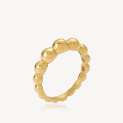 Sistie2ND Bubble Ring Forgyldt
