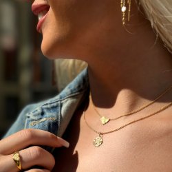 Sistie Care Halskde Forgyldt