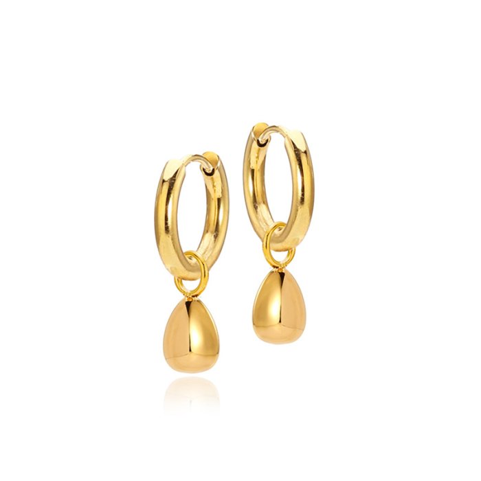 Sistie2ND Drops Hoops Creoler Forgyldt