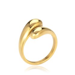 Sistie2ND Drops Ring Forgyldt