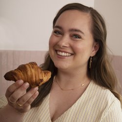 Sistie x Frederikke Wrens Croissant restikker - Forgyldt Slv