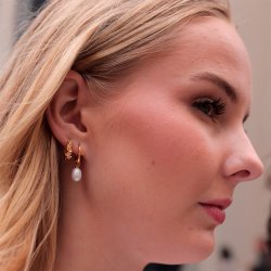 Sistie2ND Loops Creoler Small Forgyldt