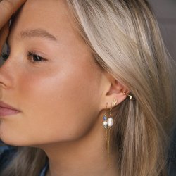 Sistie Petite Cactus restikker - Forgyldt Slv