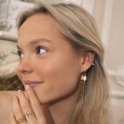 Sistie Petite Cactus restikker - Forgyldt Slv