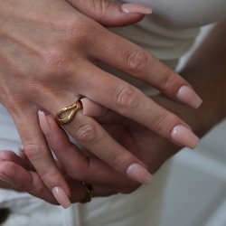 Sistie2ND x Signe Kragh Ring Forgyldt