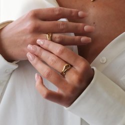 Sistie2ND x Signe Kragh Ring Forgyldt