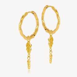 Sistie2ND Sophia Hoops Creoler Forgyldt