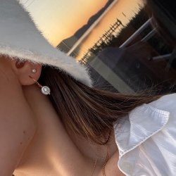 Sistie Young One reringe - Forgyldt Slv m. Ferskvandsperler