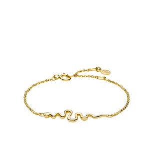 Sistie Young One Snake Armbnd - Forgyldt Slv