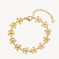 Sistie2ND Camellia Armbnd Forgyldt