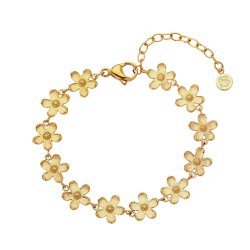 Sistie2ND Camellia Armbnd Forgyldt