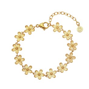 Sistie2ND Camellia Armbnd Forgyldt