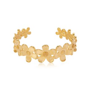Sistie2ND Camellia Armring Forgyldt